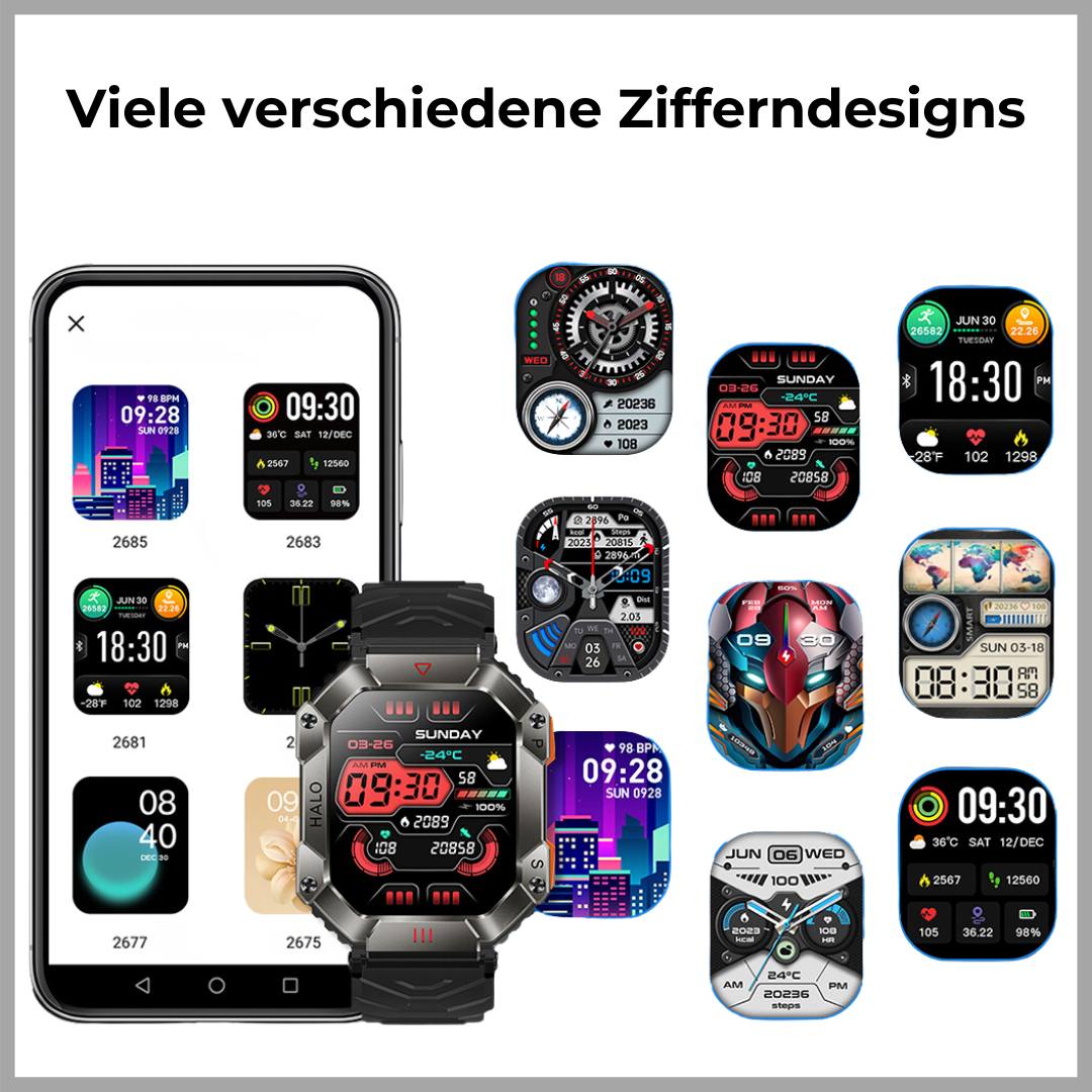 Blunao™ Ectras One | Die SmartWatch die bleibt